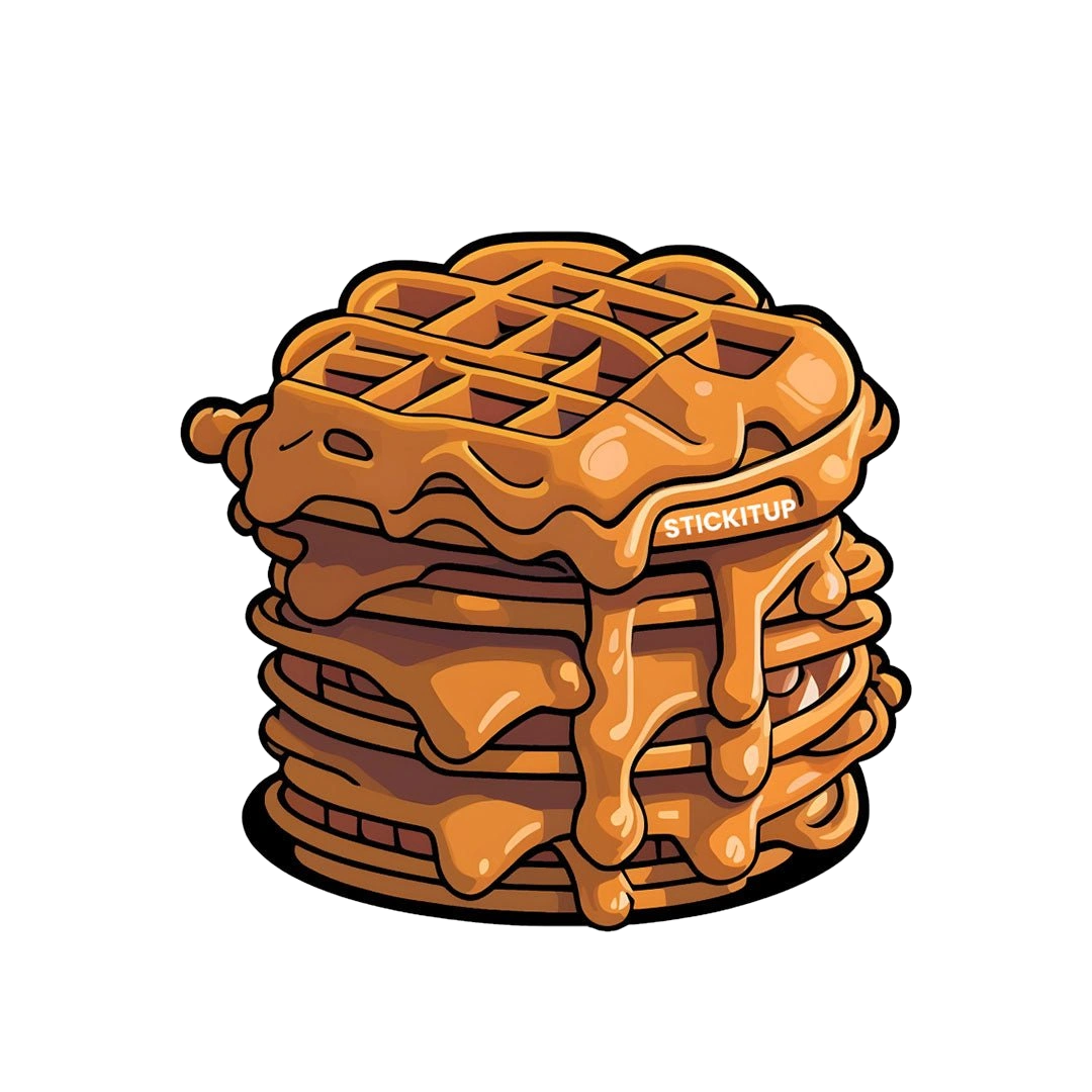 Waffle Sticker